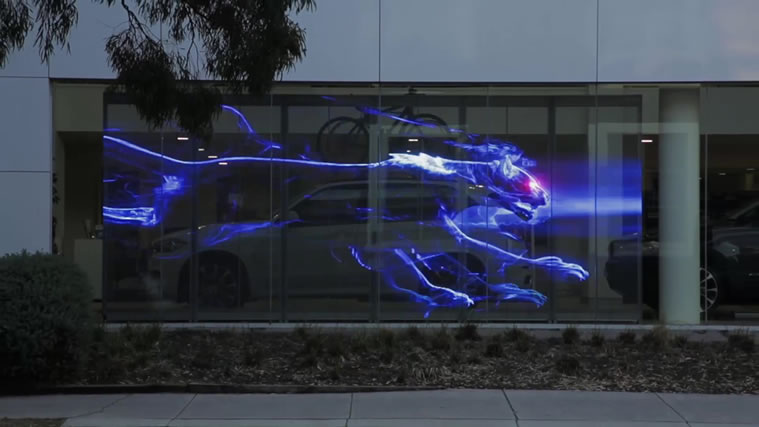 Automotive Showroom Transparent LED
